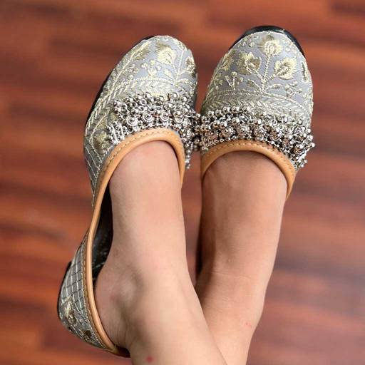 Image of Handmade Rajasthani Jutti for Baby Girls – Traditional Ethnic Footwear