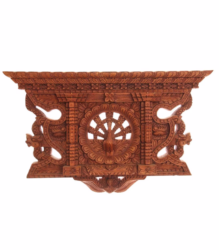 Peacock Wooden Decor – Handcrafted Ethnic Art for Walls