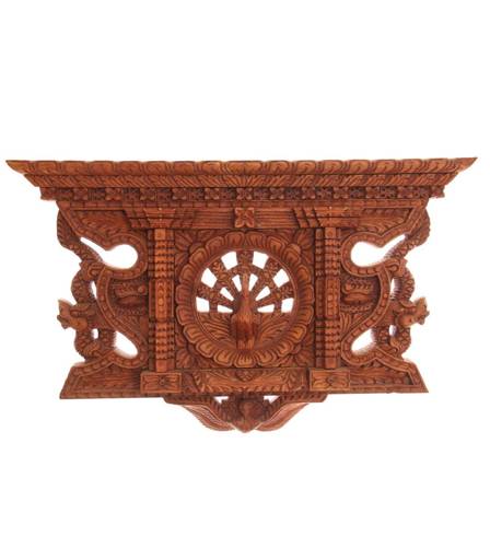 Image of Peacock Wooden Decor – Handcrafted Ethnic Art for Walls